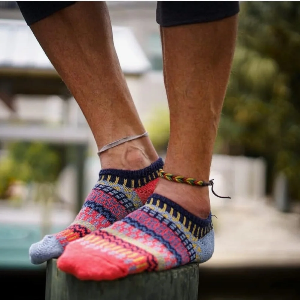 Free People 🌟Solmate Socks Mismatched  - Masala Ankle Socks